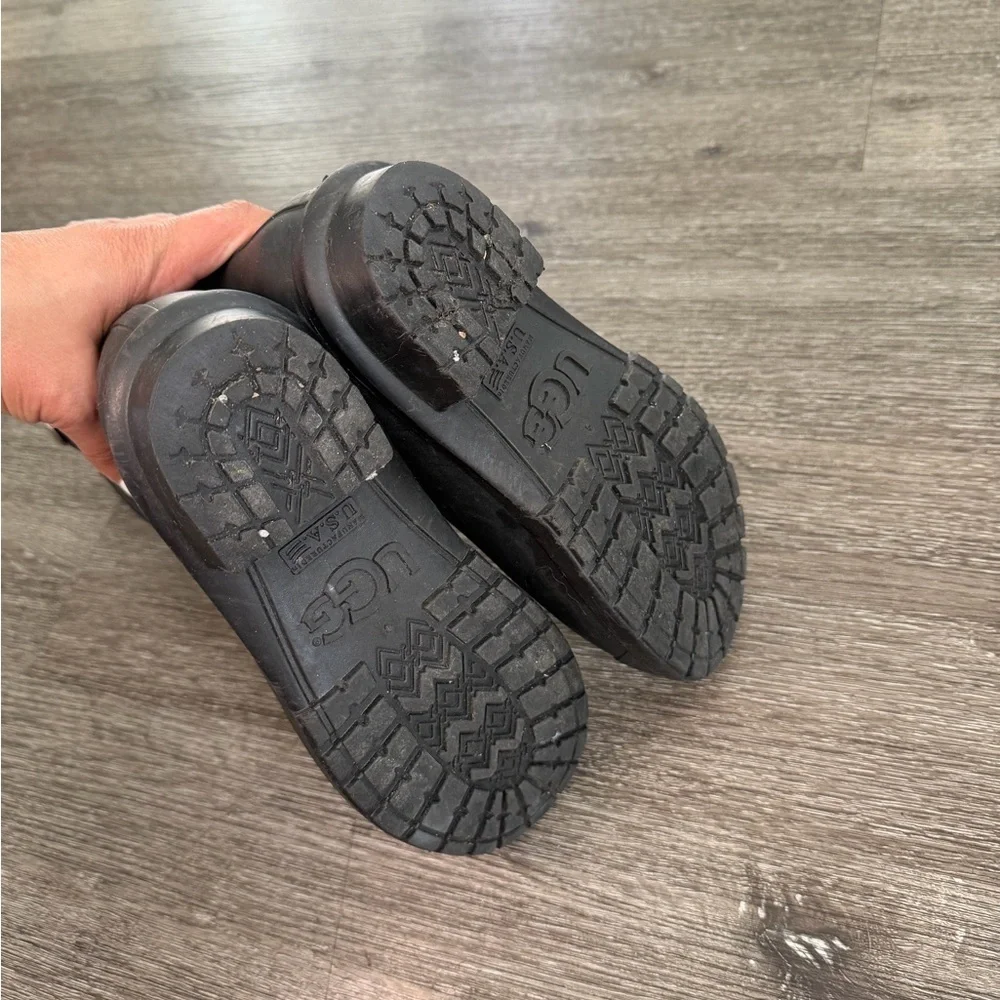 UGG Black Rubber Boots